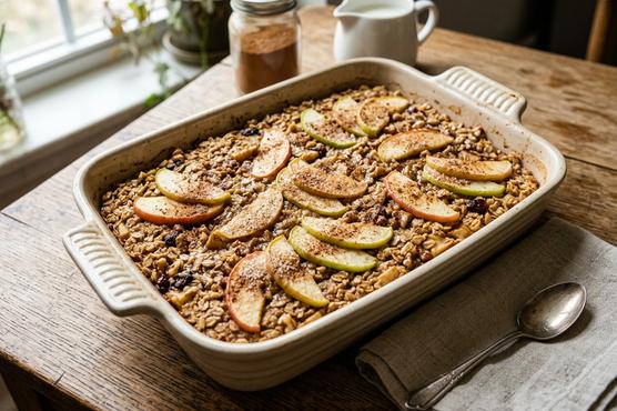 Apple Cinnamon Baked Oatmeal