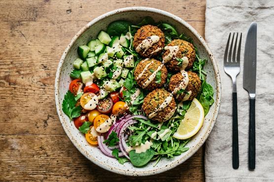 Falafel Bowl with Tahini Dressing