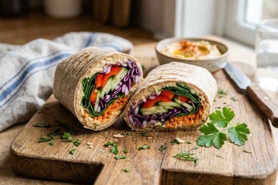 Hummus & Veggie Wrap