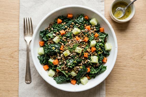 Lentil & Kale Power Salad