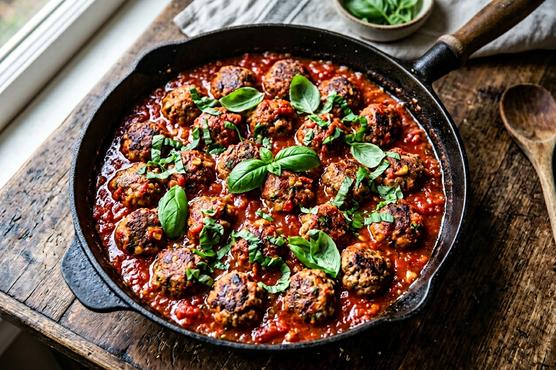 Turkey Meatballs in Marinara